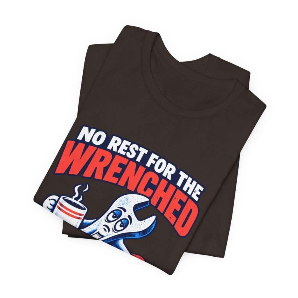 Wrenched Coffee Humor Graphic Tee