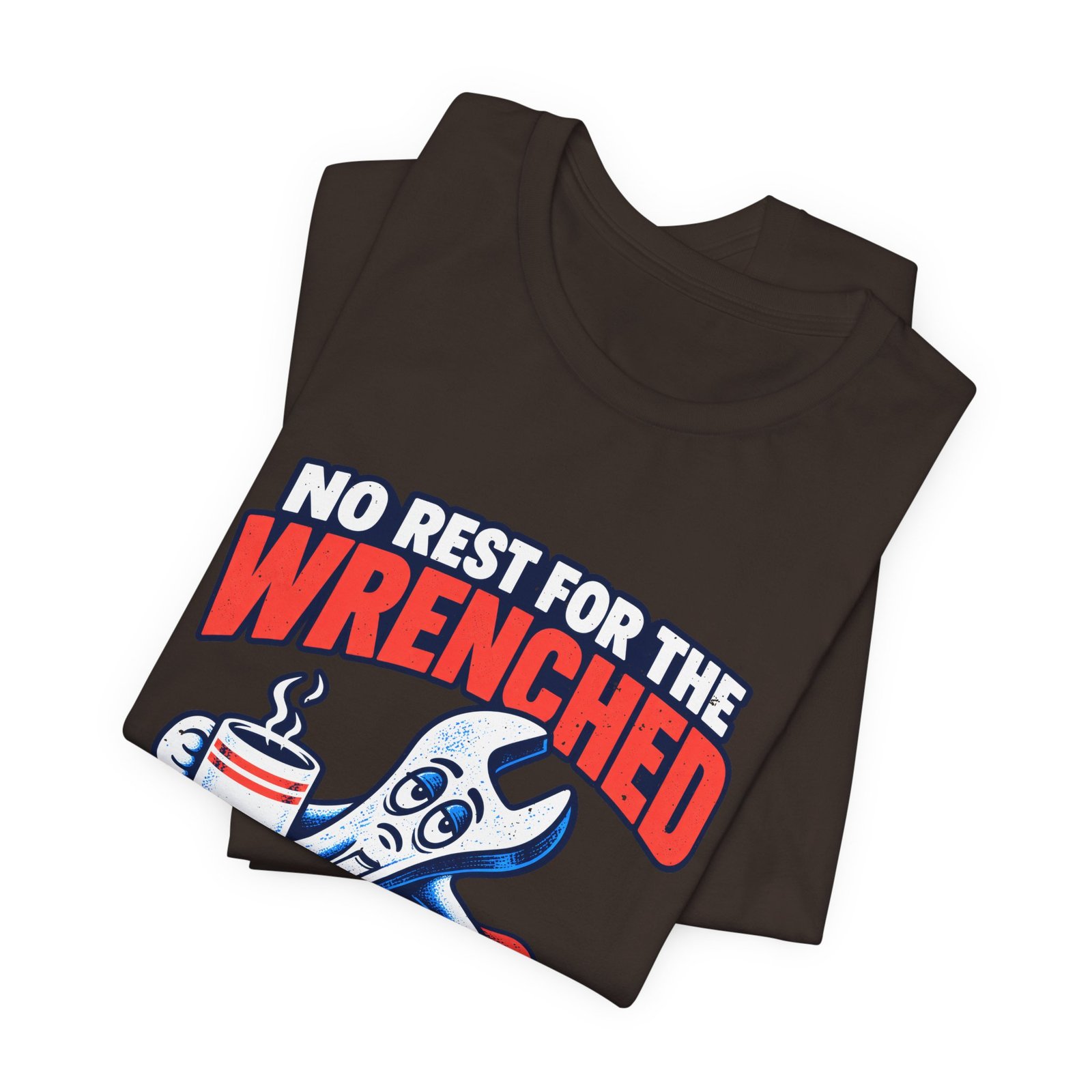 Wrenched Coffee Humor Graphic Tee - Image 3