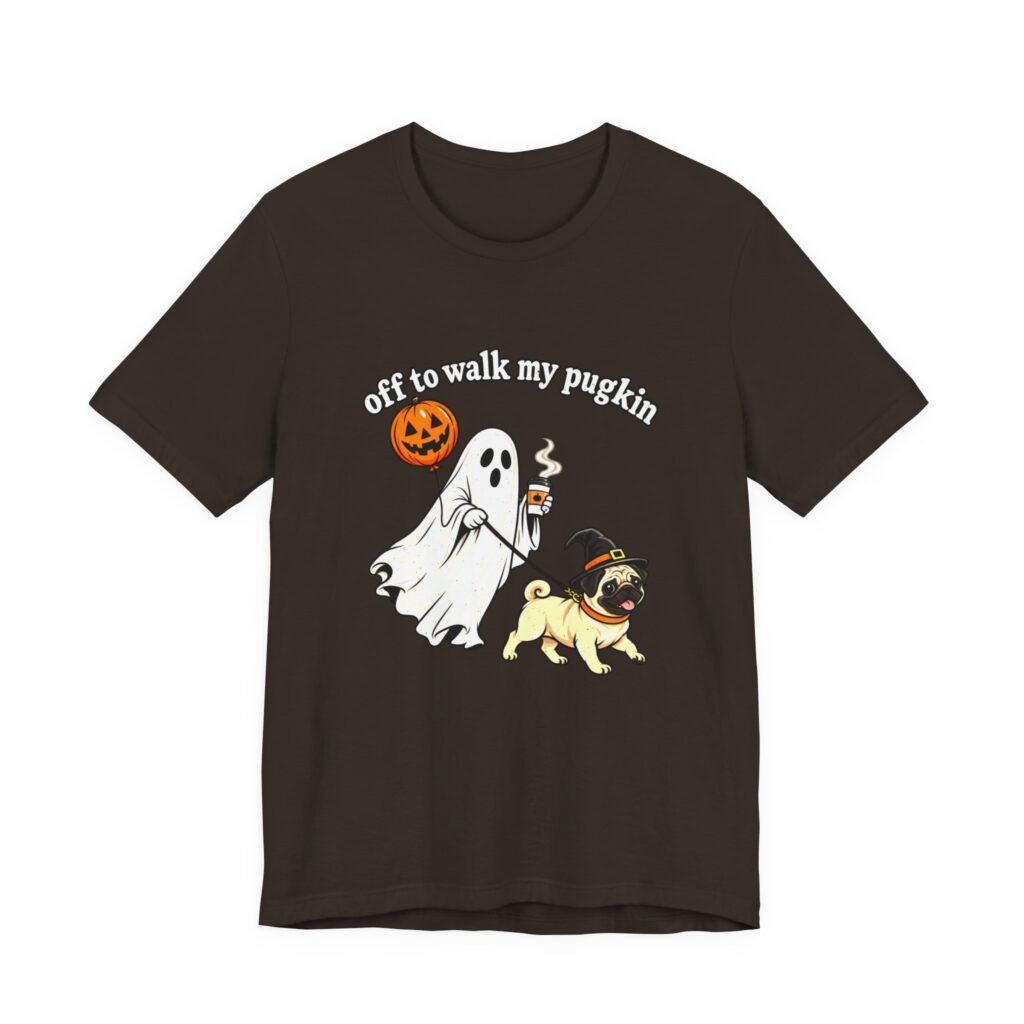 Off to Walk My Pugkin Halloween Pug Pun