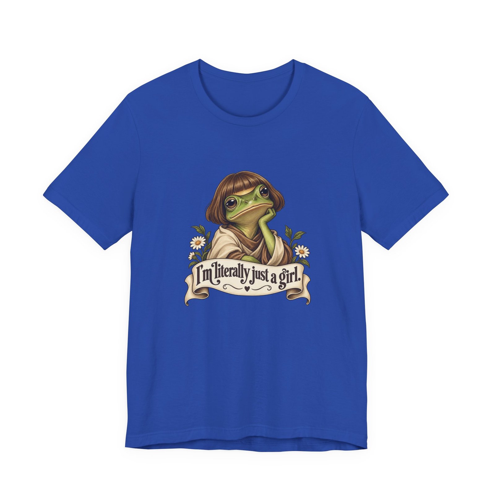I’m Literally Just A Girl Frog Graphic Tee - Image 29