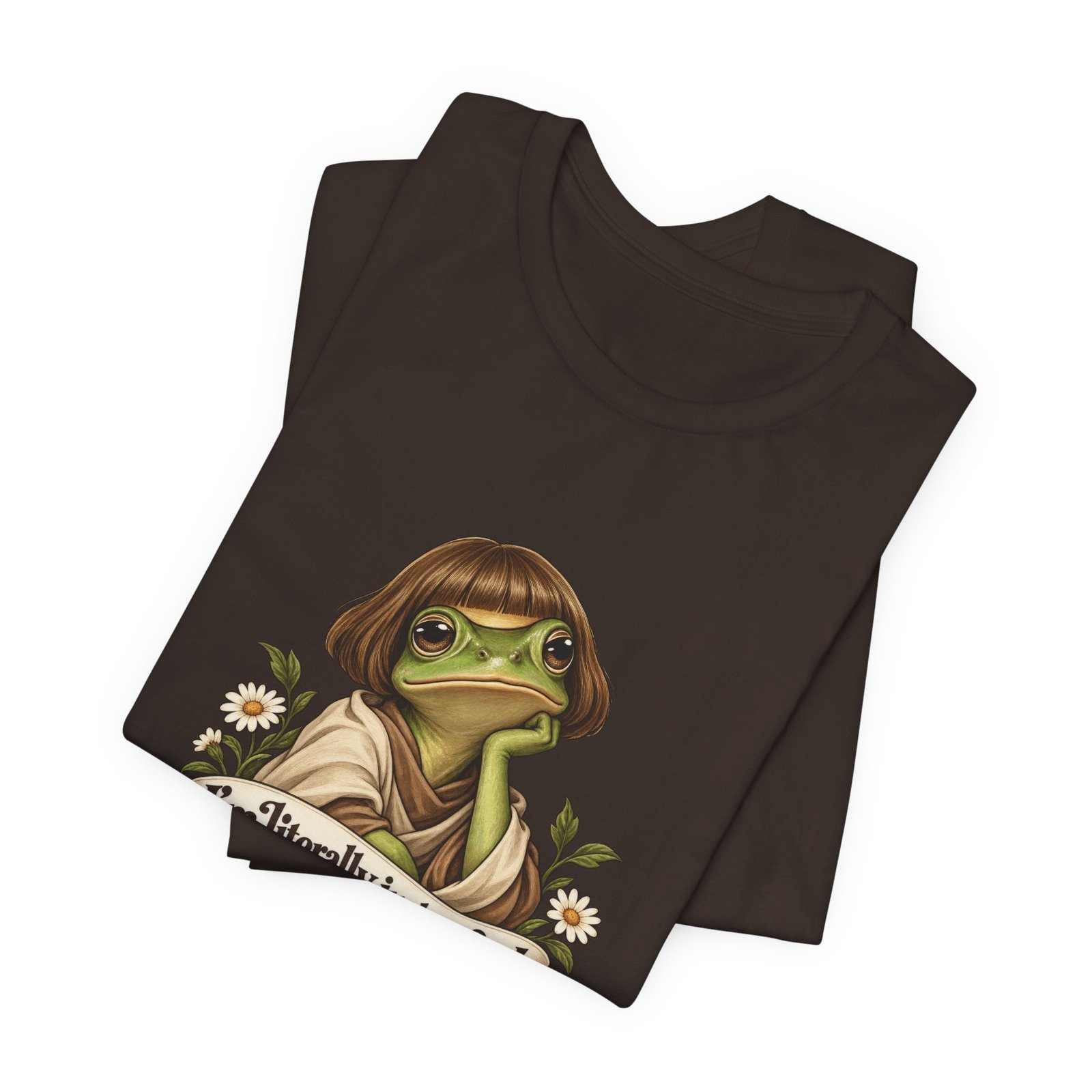 I’m Literally Just A Girl Frog Graphic Tee - Image 11