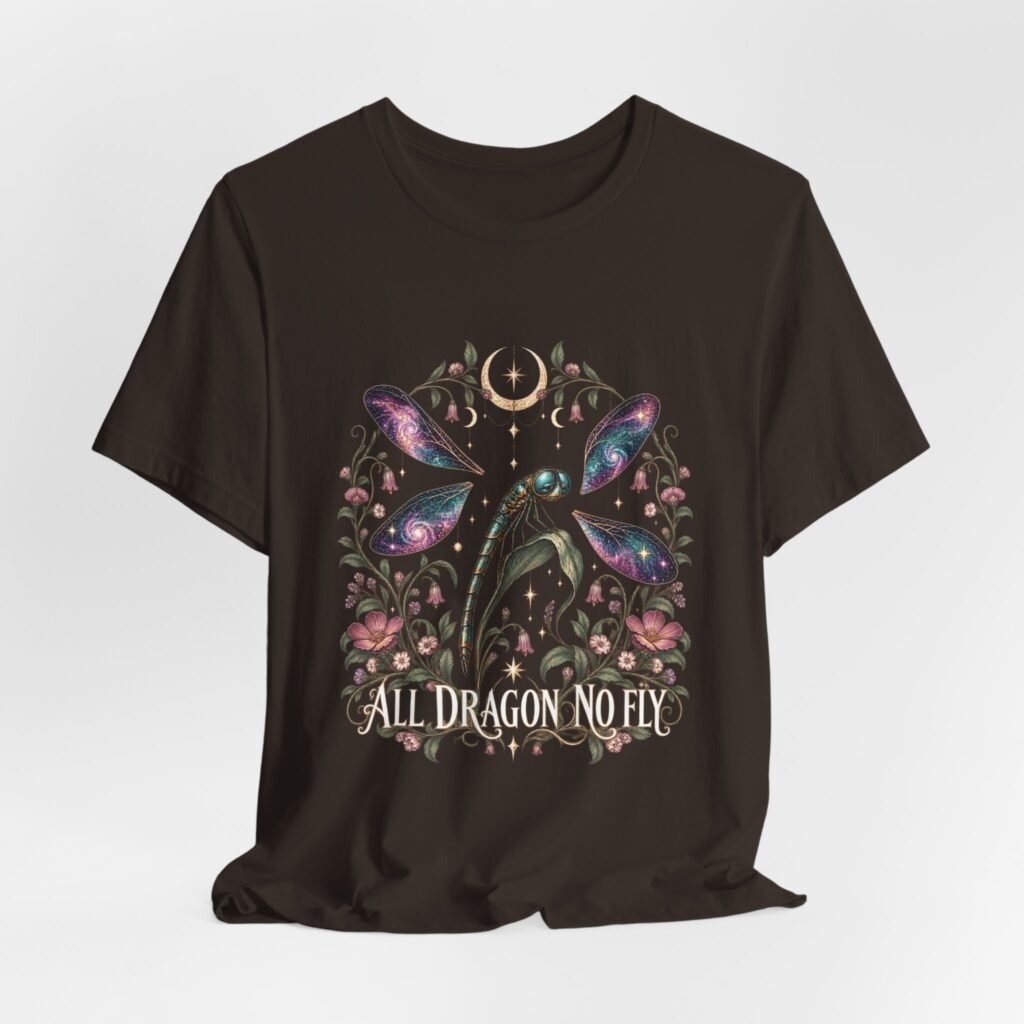 All Dragon No Fly Dragonfly Design