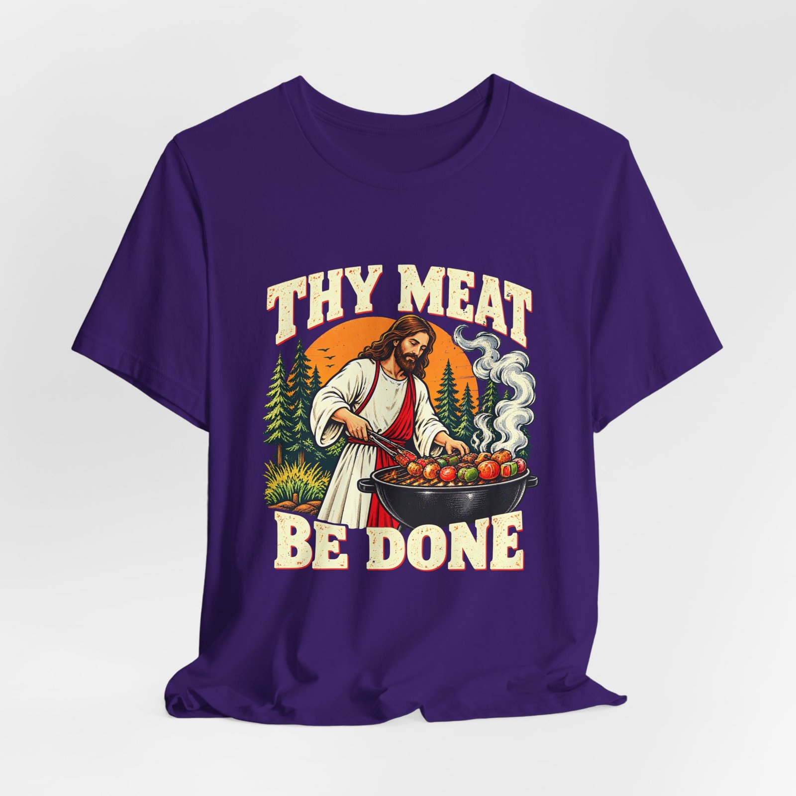 Thy Meat Be Done Jesus Grilling Pun - Image 28