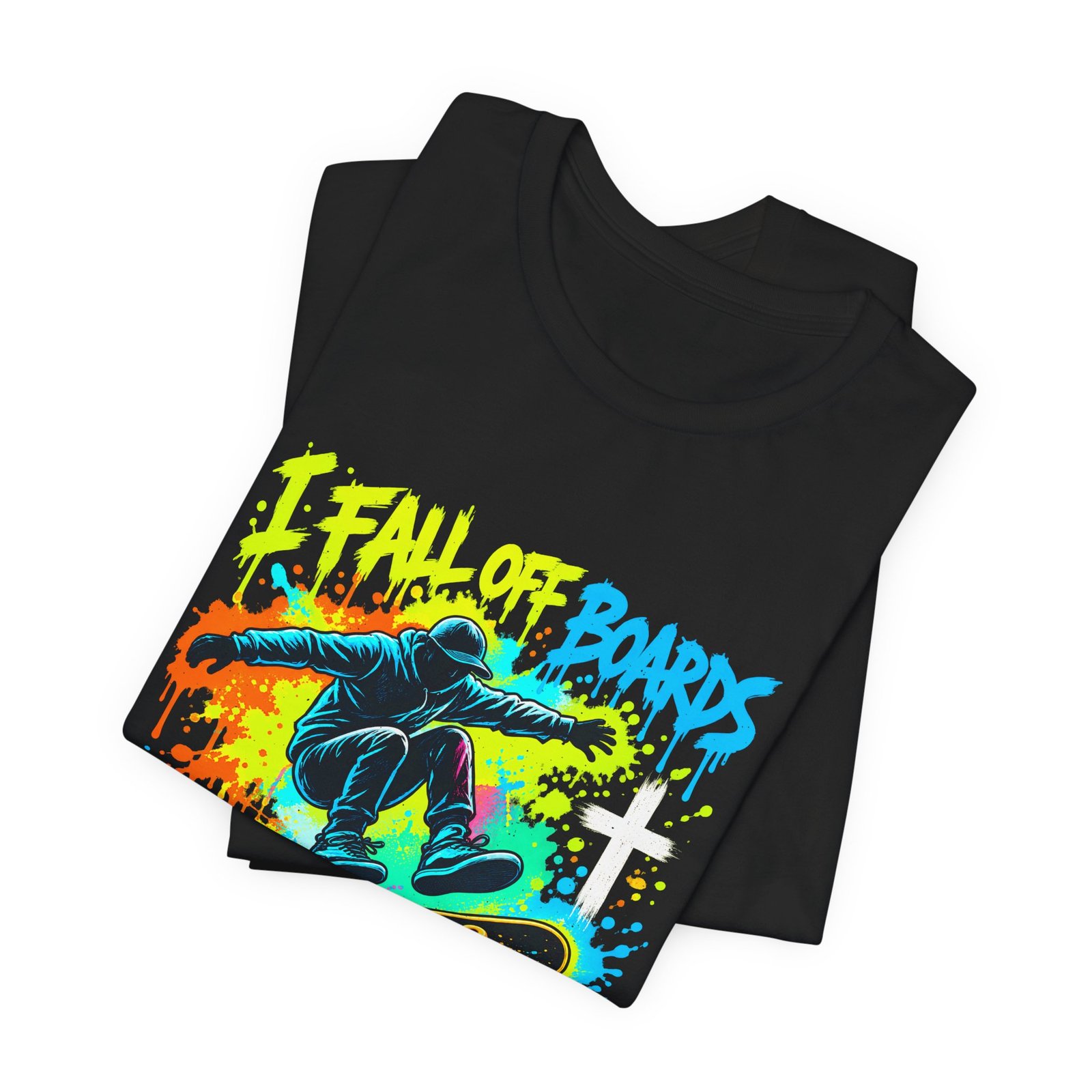 Fall Off Boards Not Out of Grace Skateboarding Design - Image 7