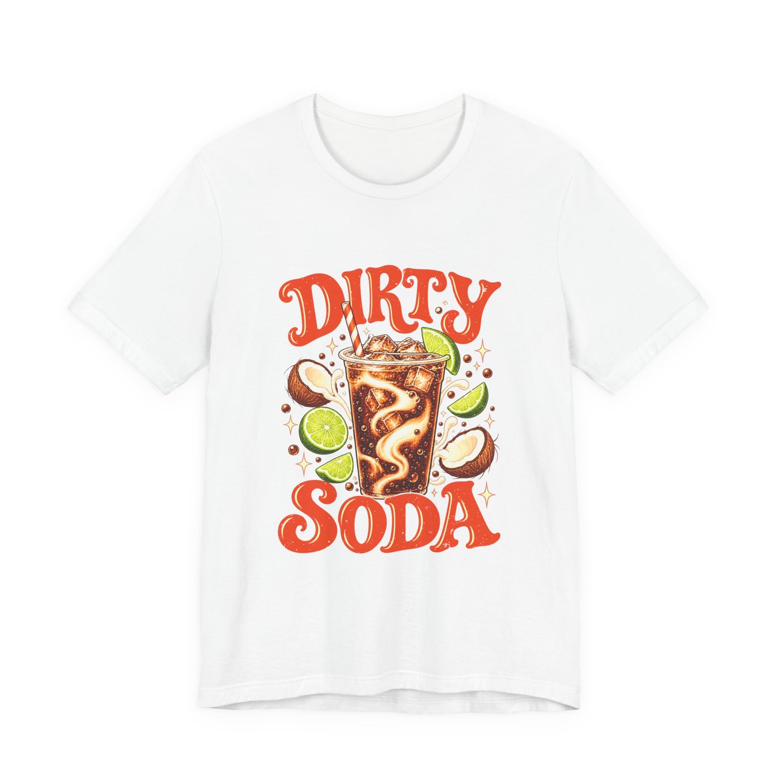 Dirty Soda Lime and Coconut Drink