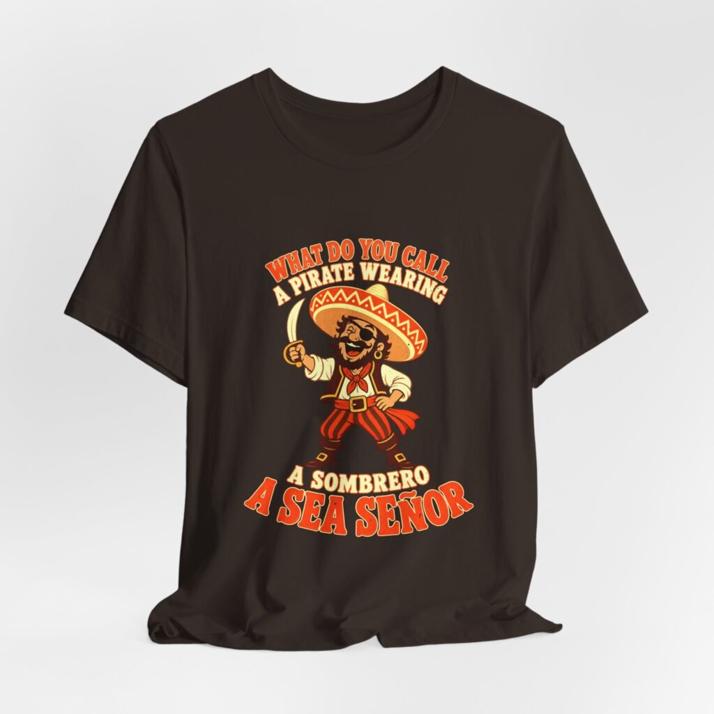 Sea Señor Pirate Sombrero Wordplay