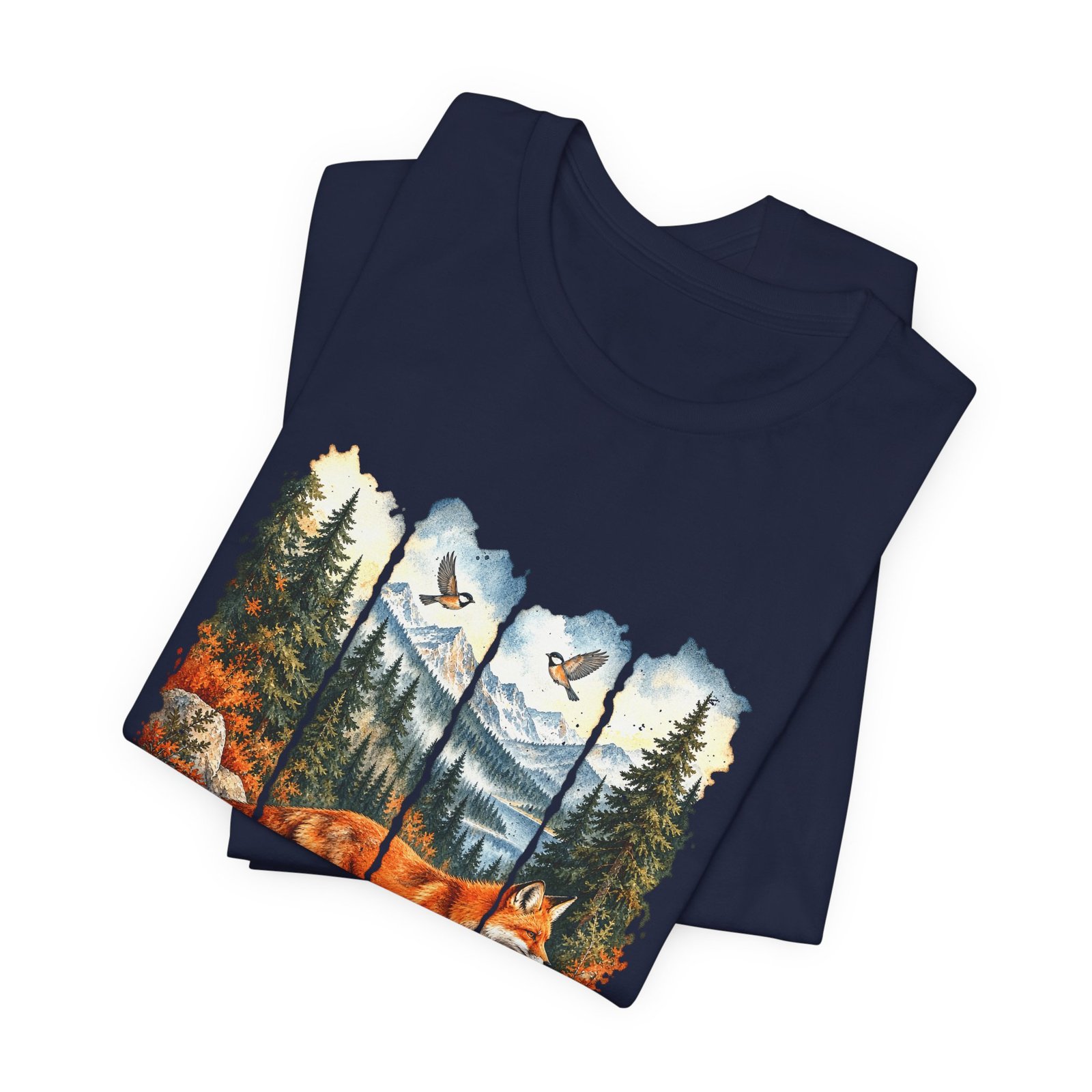 Autumn Fox in a Mountain Forest - Image 23
