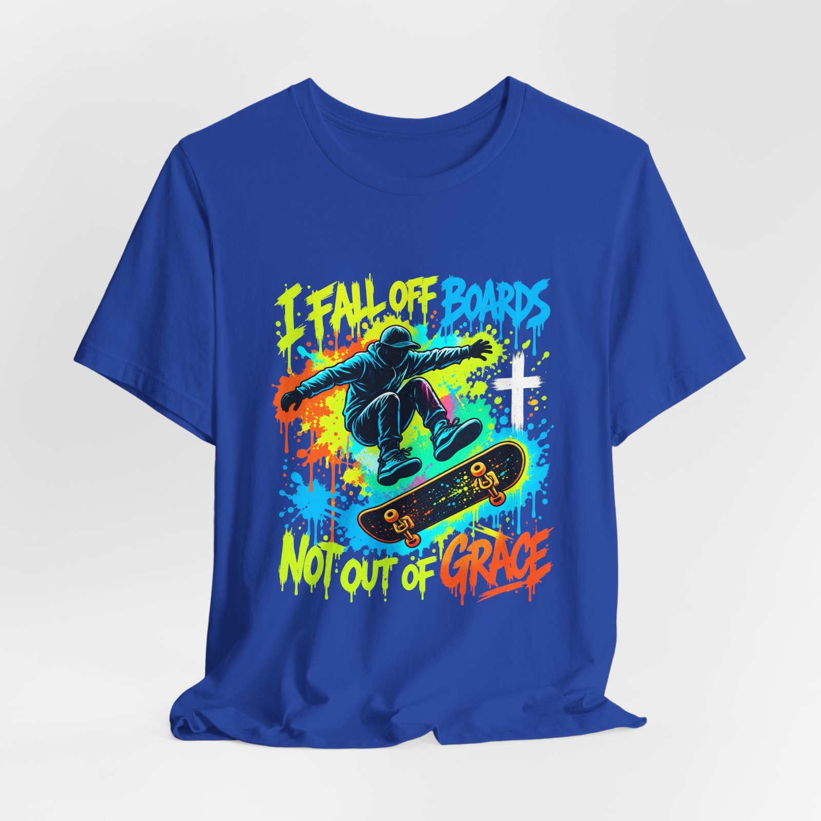 Fall Off Boards Not Out of Grace Skateboarding Design - Image 20