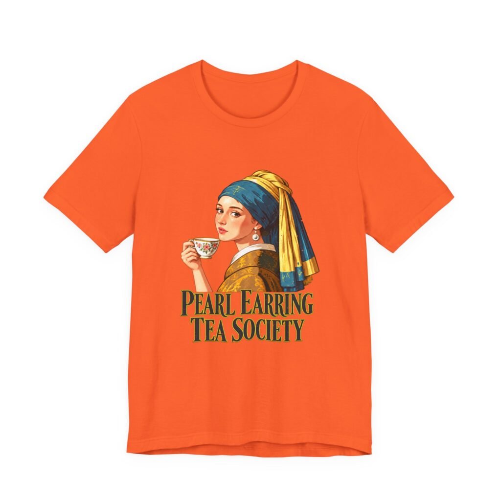 Pearl Earring Tea Society Art Design
