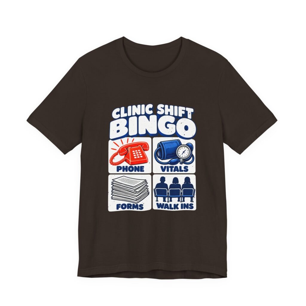 Clinic Shift Bingo for Healthcare Workers