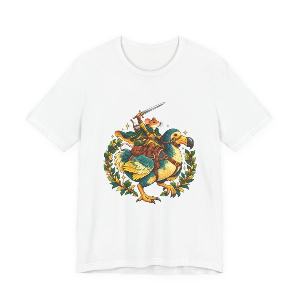 Mouse Adventurer Riding a Dodo Bird