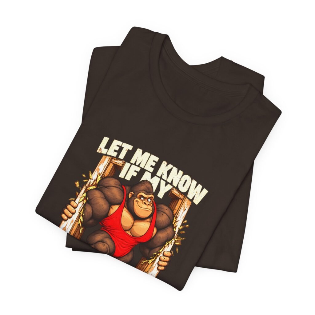 Biceps Get In Way Gym Lifting Humor Graphic Tee