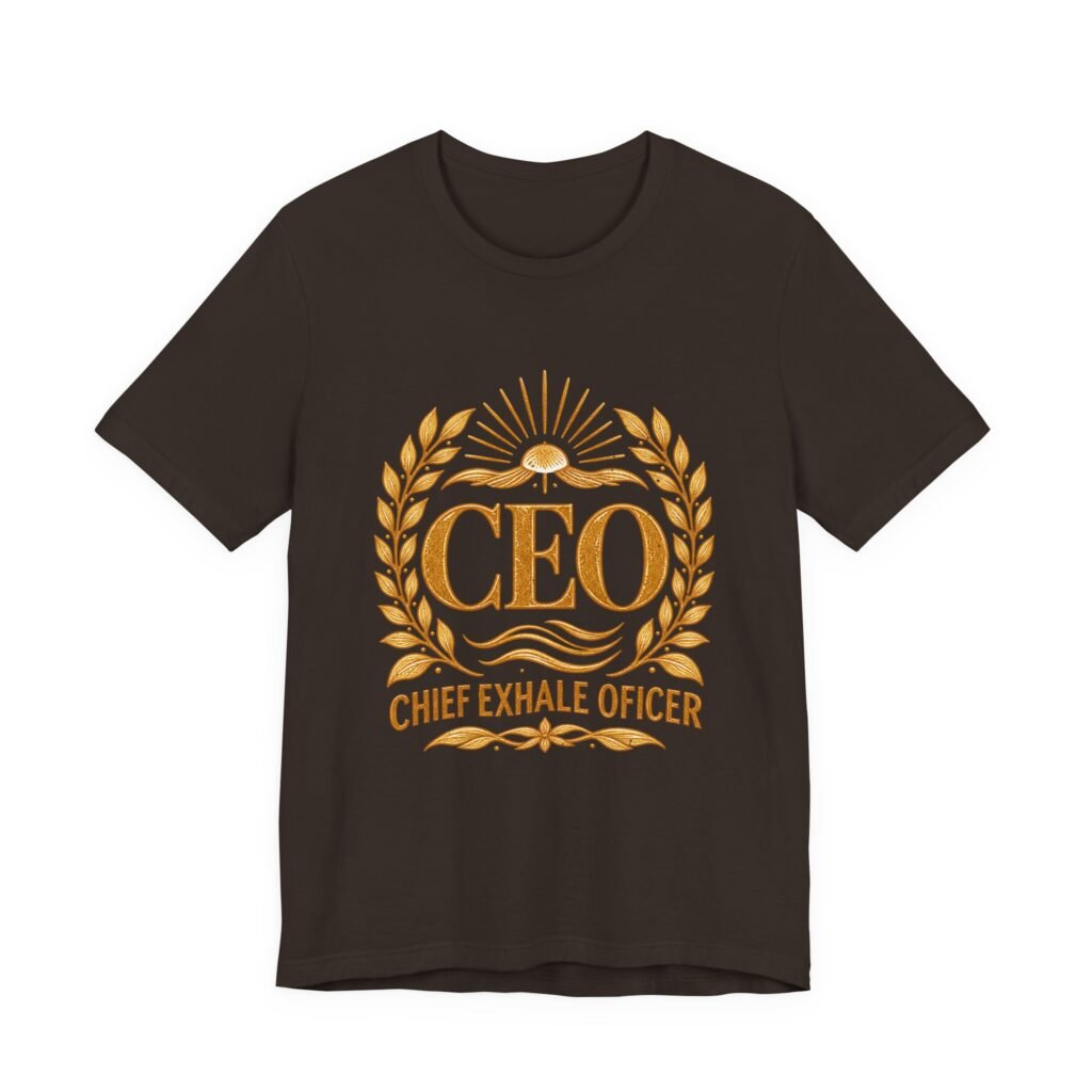 Chief Exhale Officer Breathing Humor