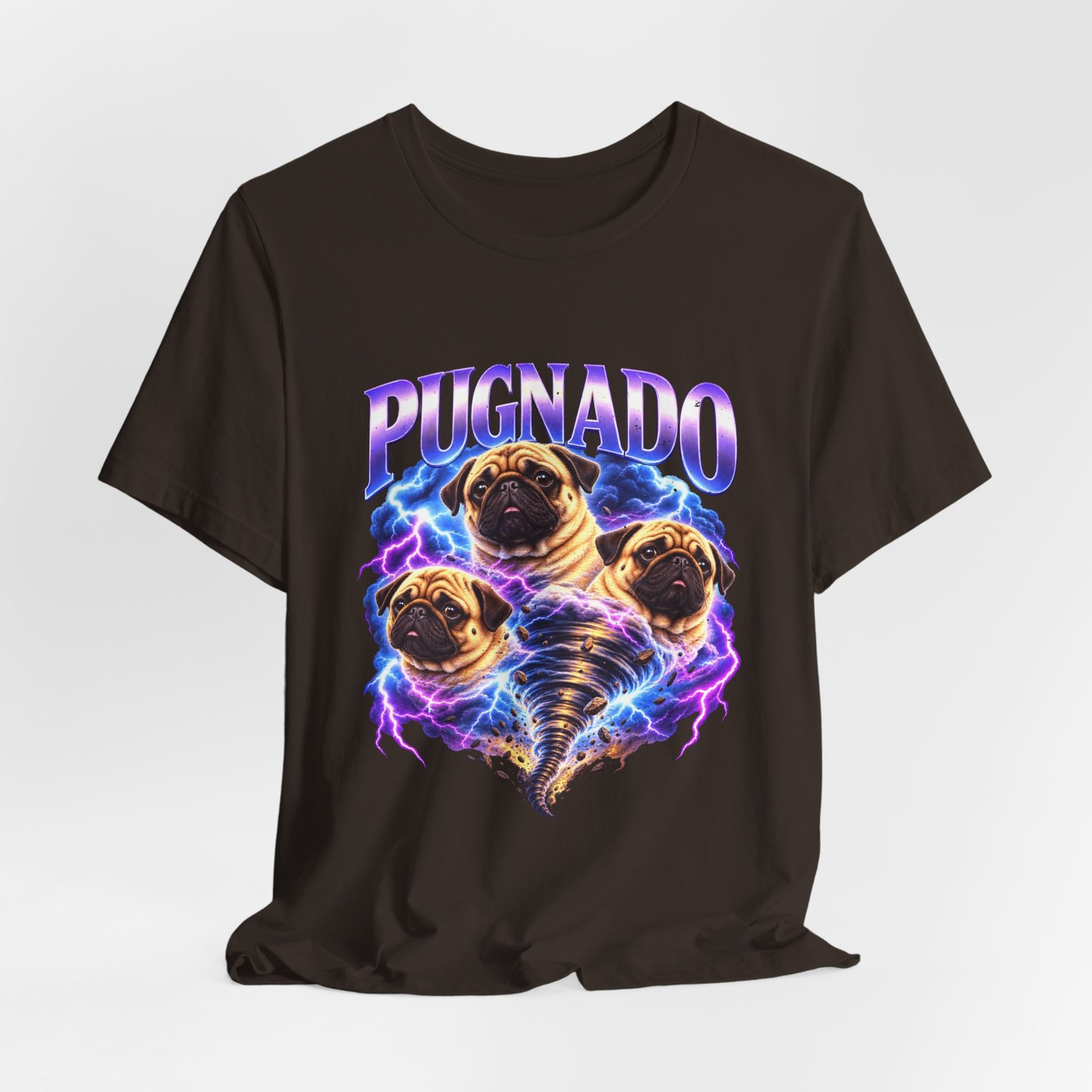 Pugnado Pug Tornado Pun Design - Image 4