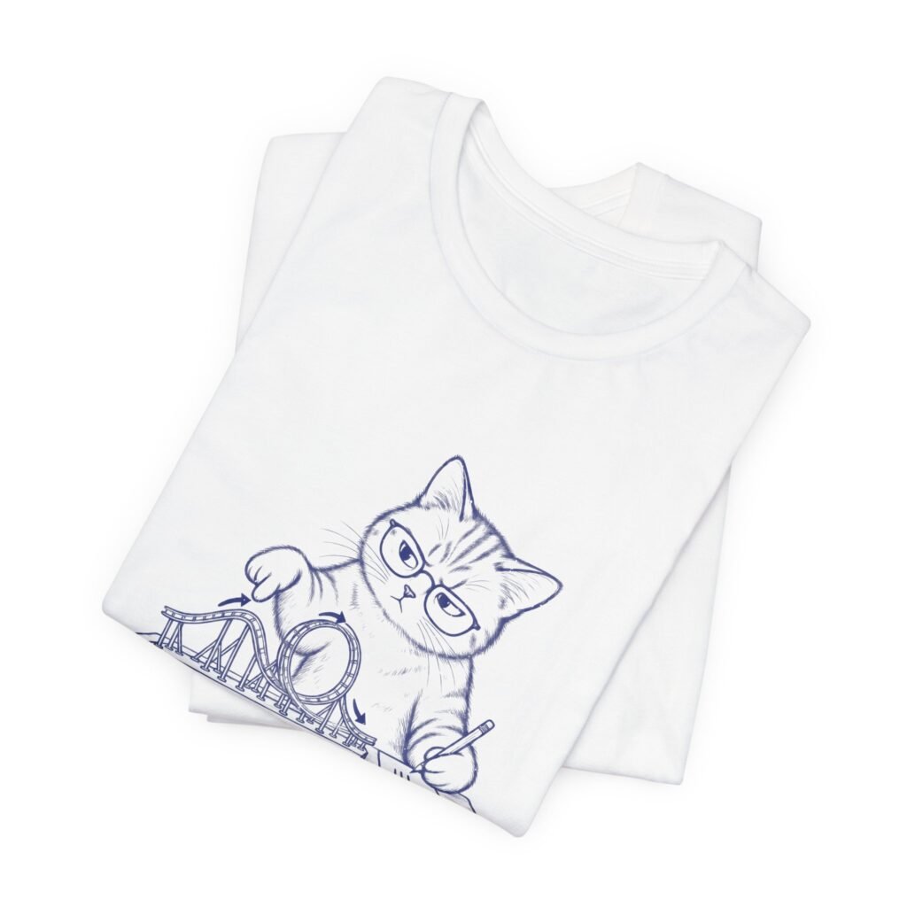 Funny Cat Plans a Looping Roller Coaster