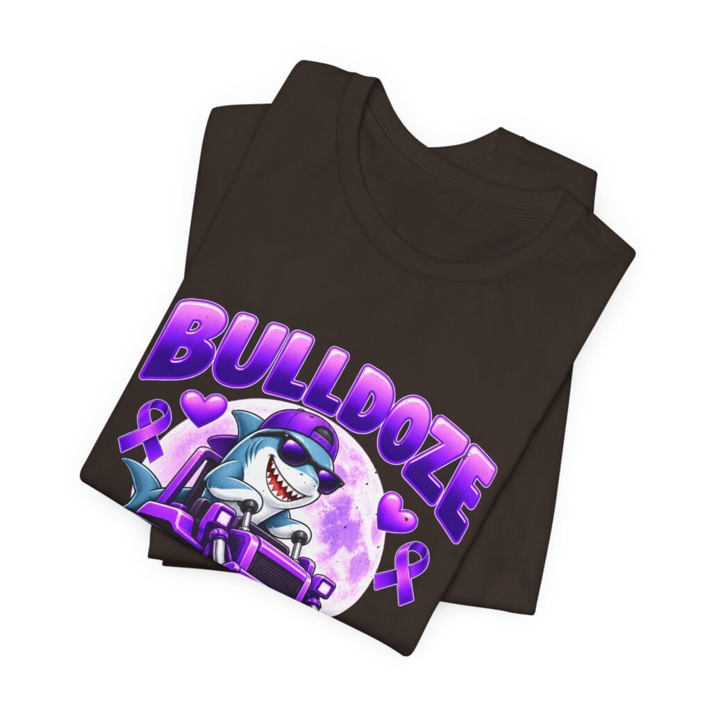Bulldoze Epilepsy Shark Awareness Design
