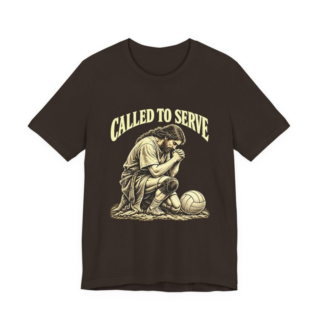 Called to Serve Jesus and Volleyball Design