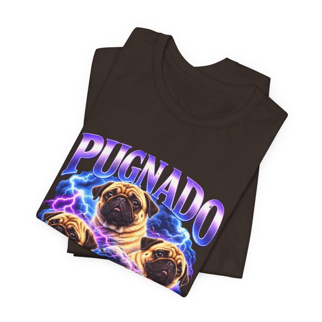 Pugnado Pug Tornado Pun Design