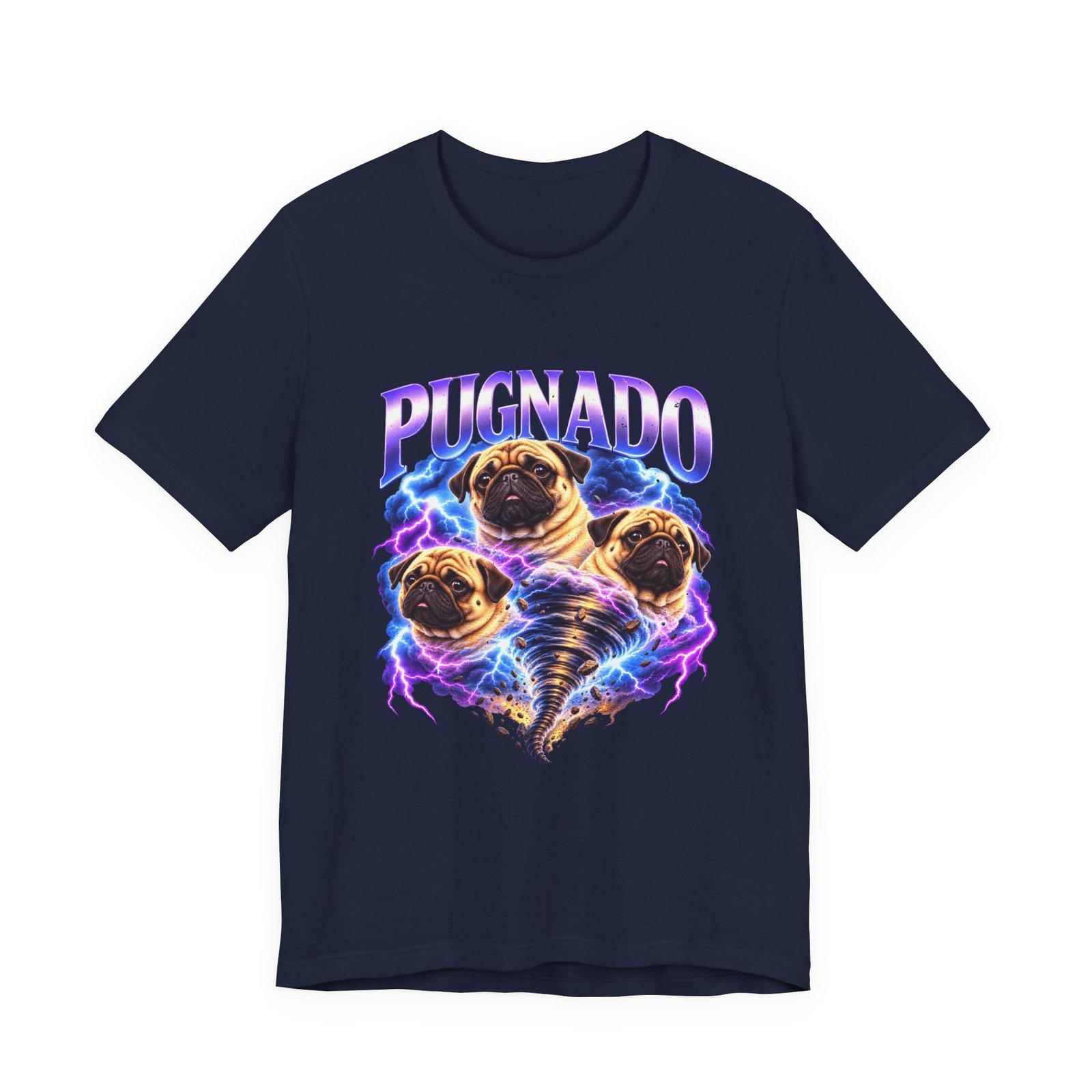 Pugnado Pug Tornado Pun Design - Image 21