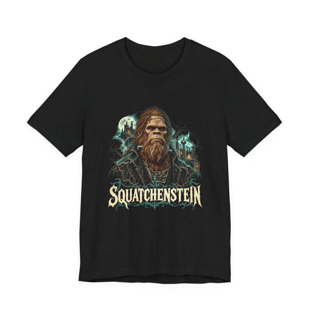 Squatchenstein Bigfoot Halloween Pun