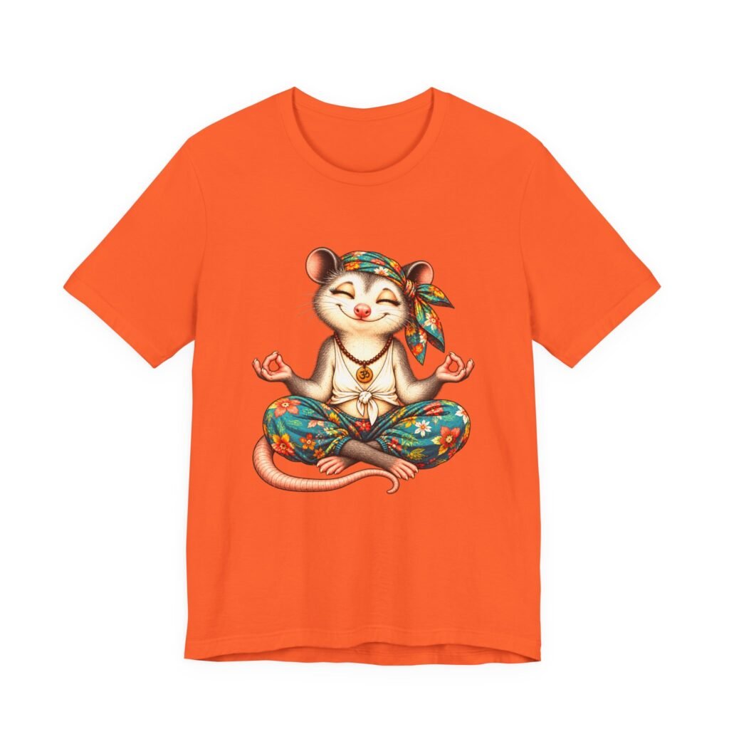 Funny Meditating Opossum Yoga Design
