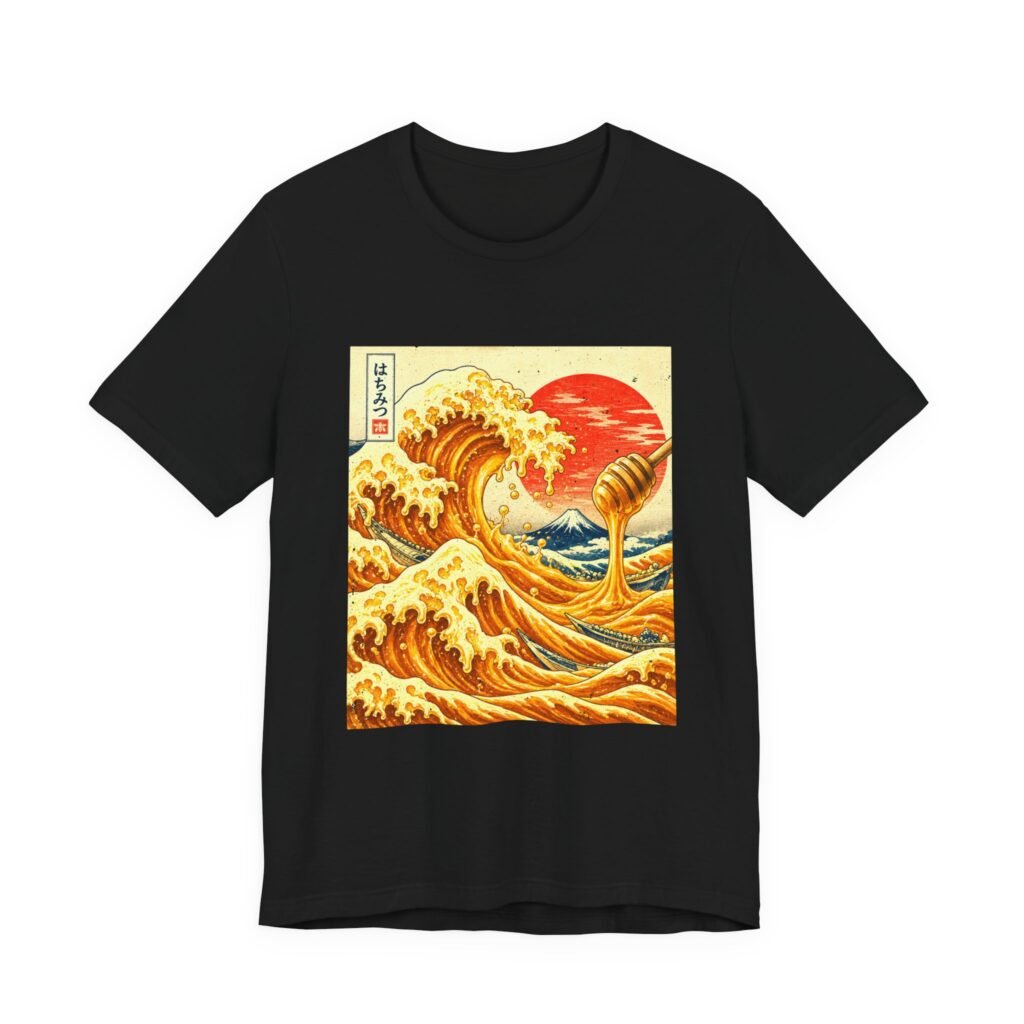 Honey Great Wave Kanagawa Fishing Art
