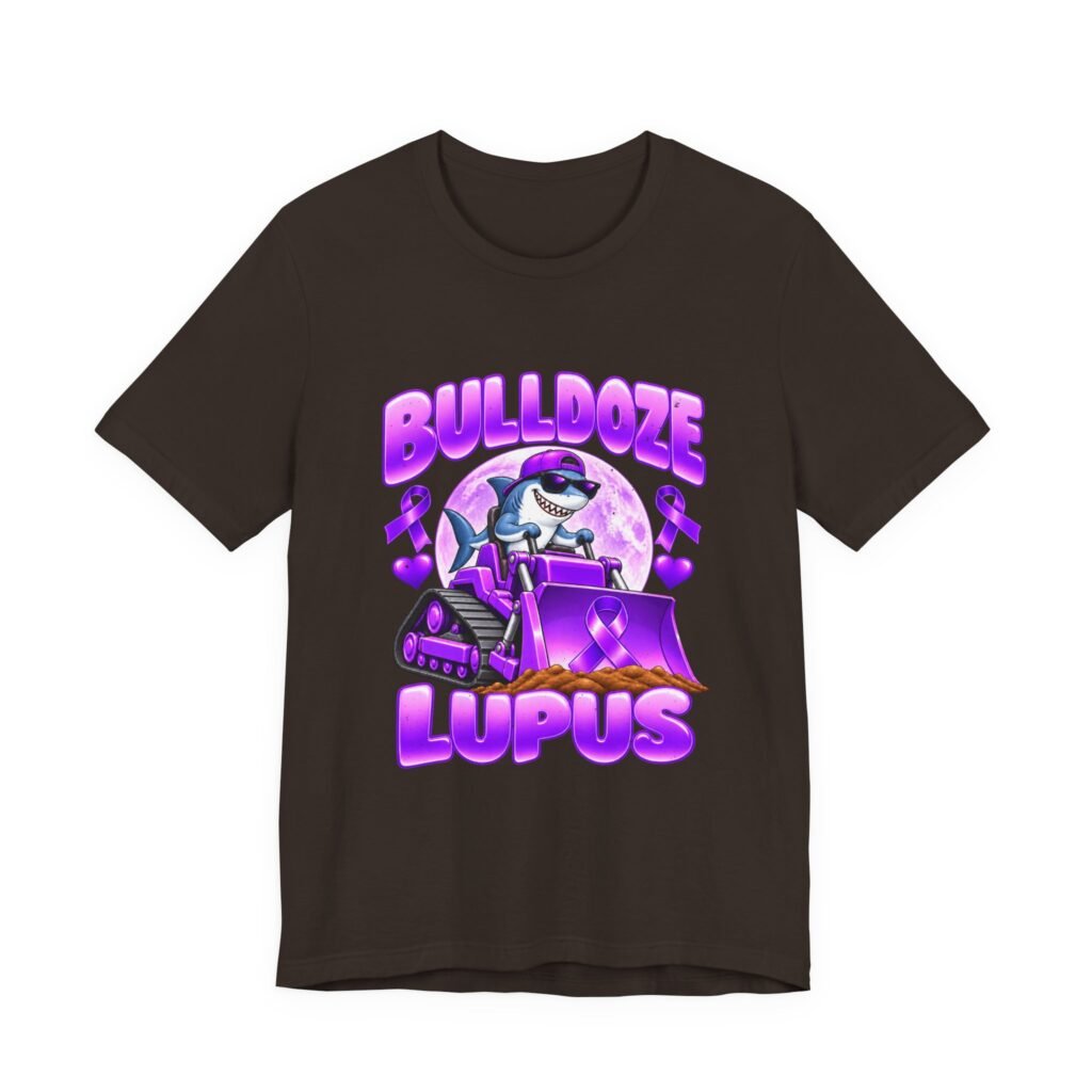 Bulldoze Lupus Shark Awareness Illustration