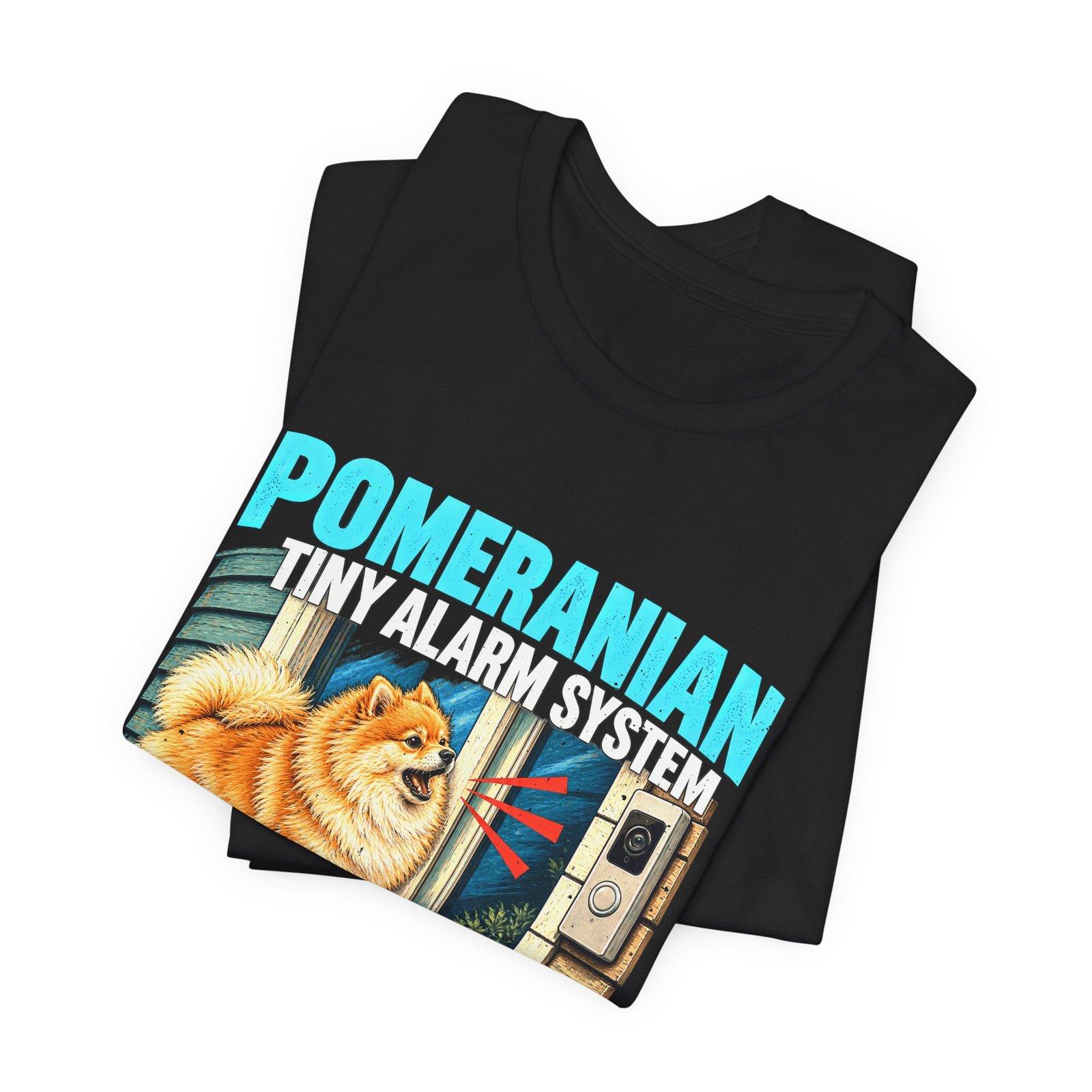 Pomeranian Tiny Alarm System Doorbell Humor - Image 7