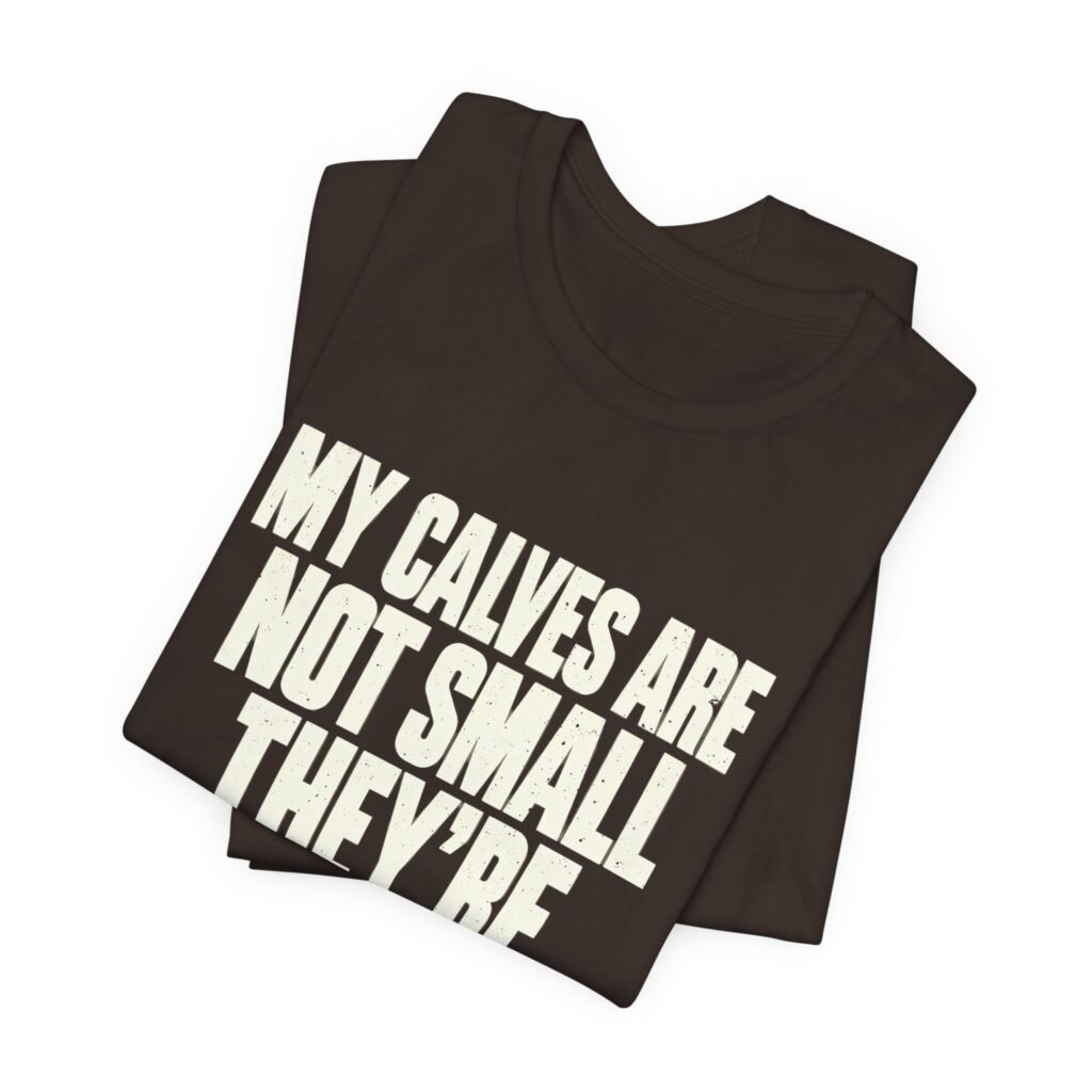 Small Calves Bodybuilding Humor Minimalist Joke