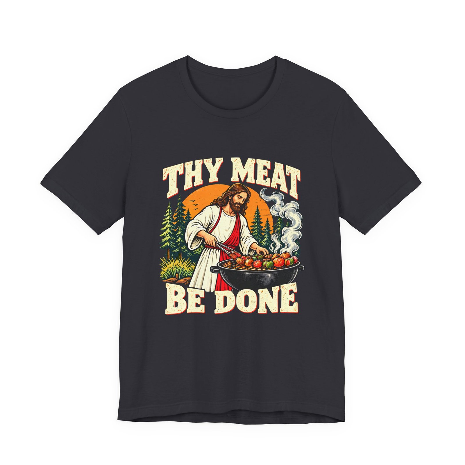 Thy Meat Be Done Jesus Grilling Pun - Image 9