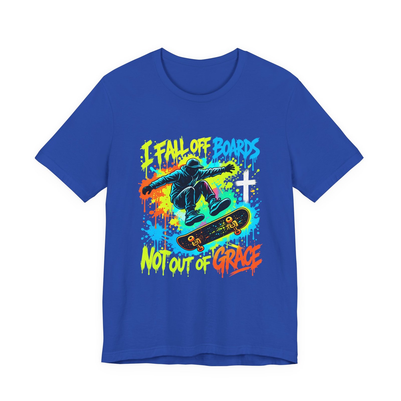 Fall Off Boards Not Out of Grace Skateboarding Design - Image 17