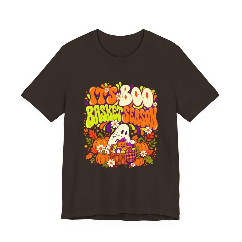 Boo Basket Season With a Sheet Ghost for Halloween