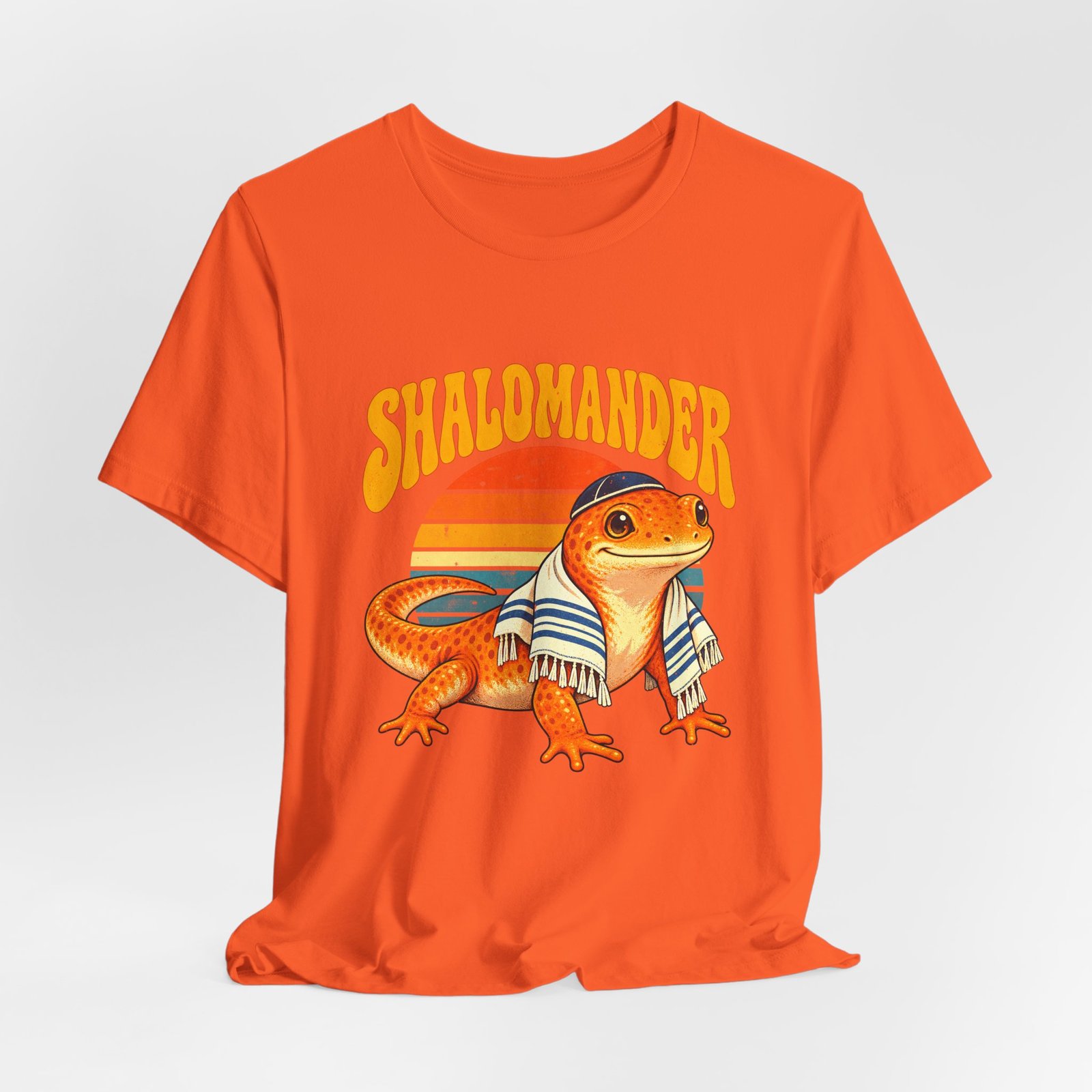 SALAMANDER Orange Spotted Amphibian Illustration - Image 8