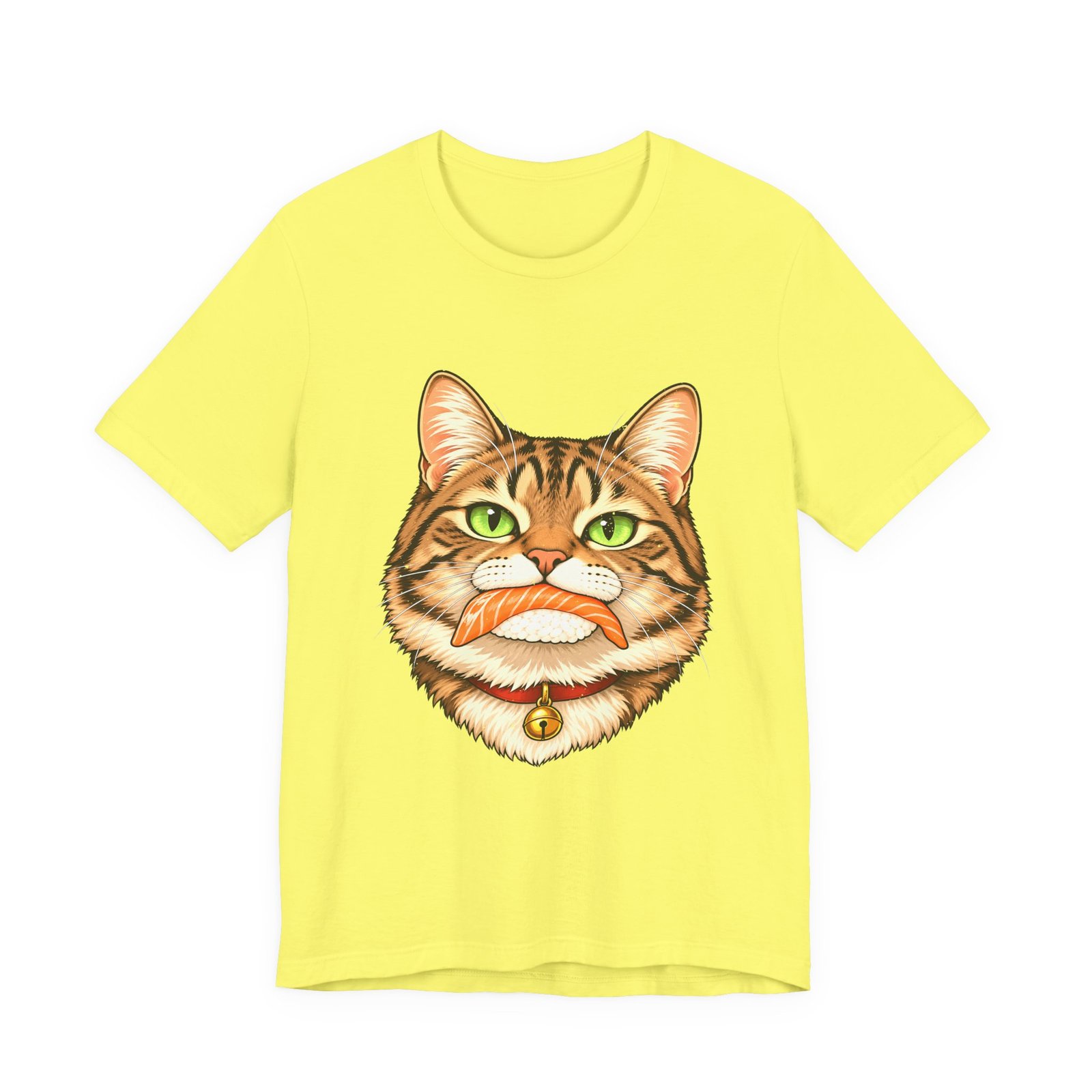 Tabby Cat With Salmon Nigiri - Image 17