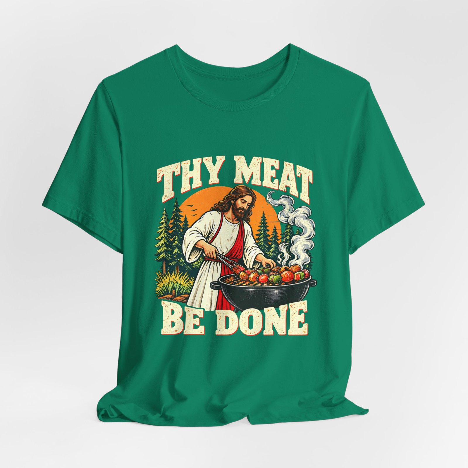 Thy Meat Be Done Jesus Grilling Pun - Image 16