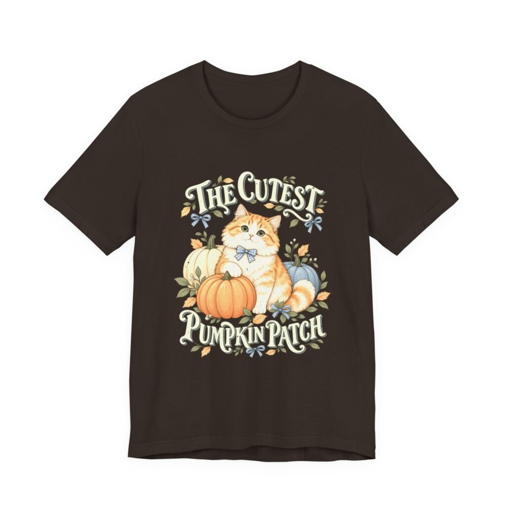 The Cutest Pumpkin Patch Kitten Autumn Design