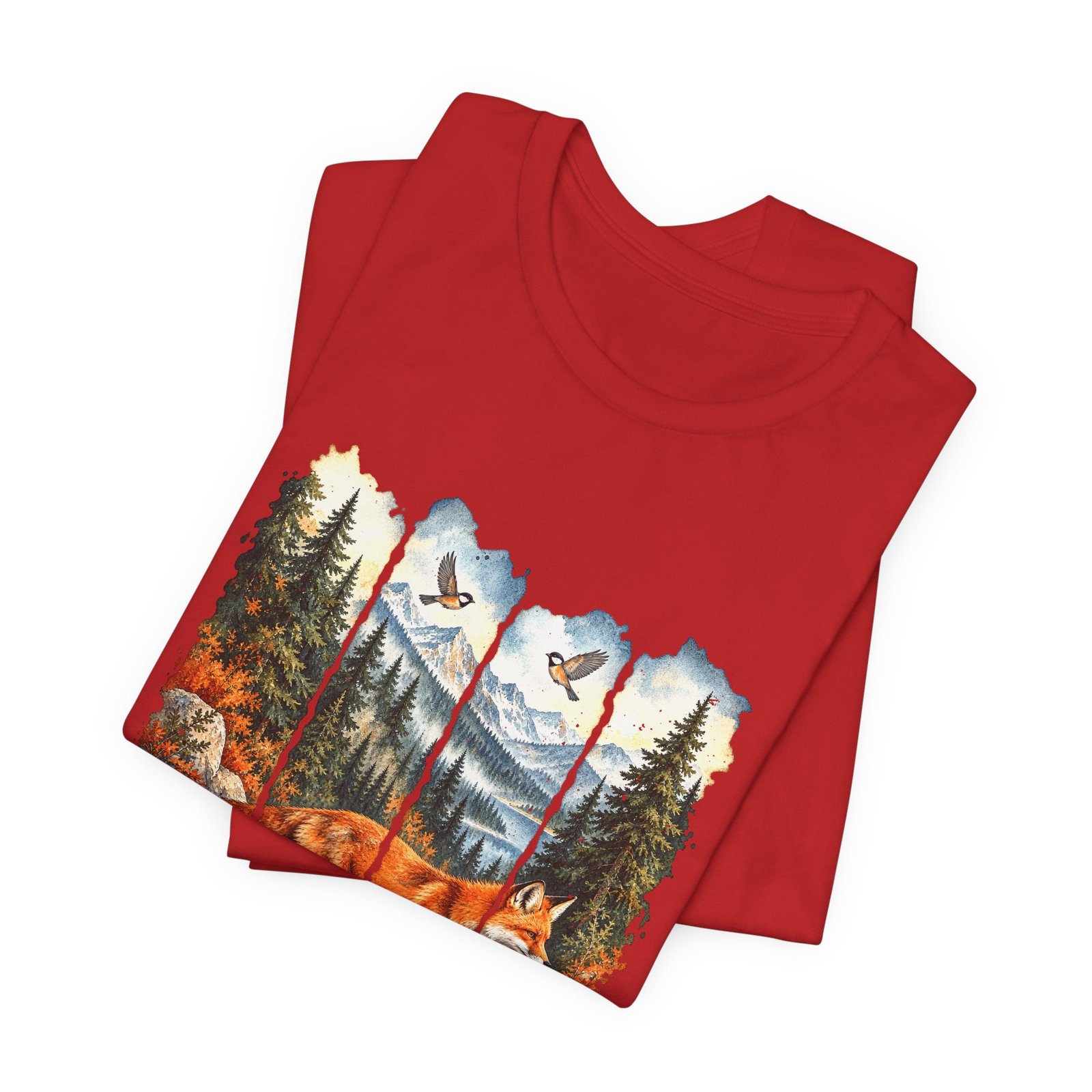 Autumn Fox in a Mountain Forest - Image 31