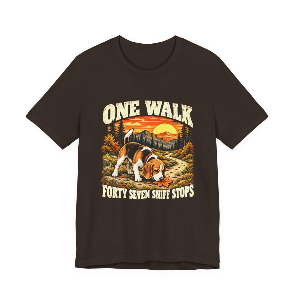 Beagle Sniff Stops One Walk