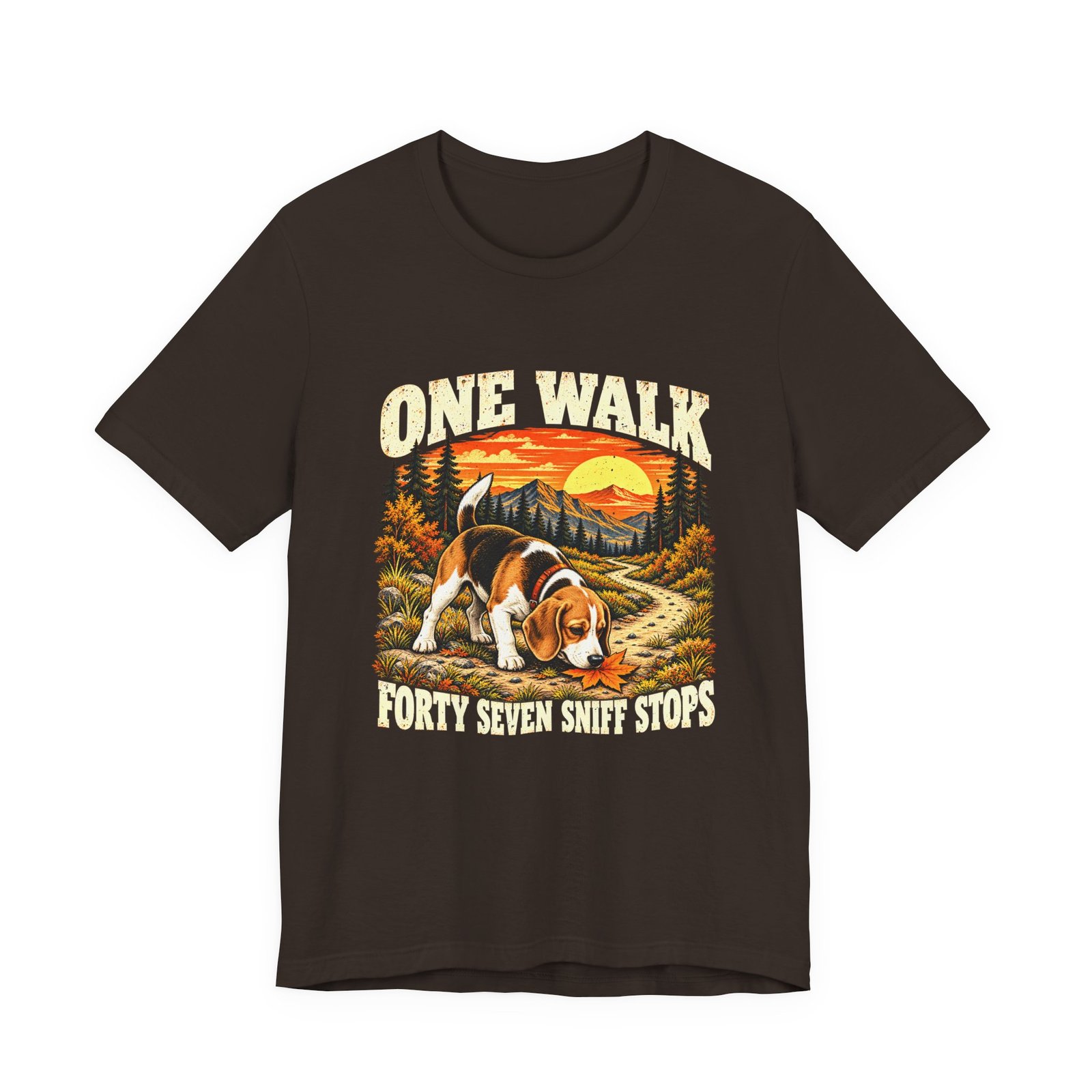 Beagle Sniff Stops One Walk
