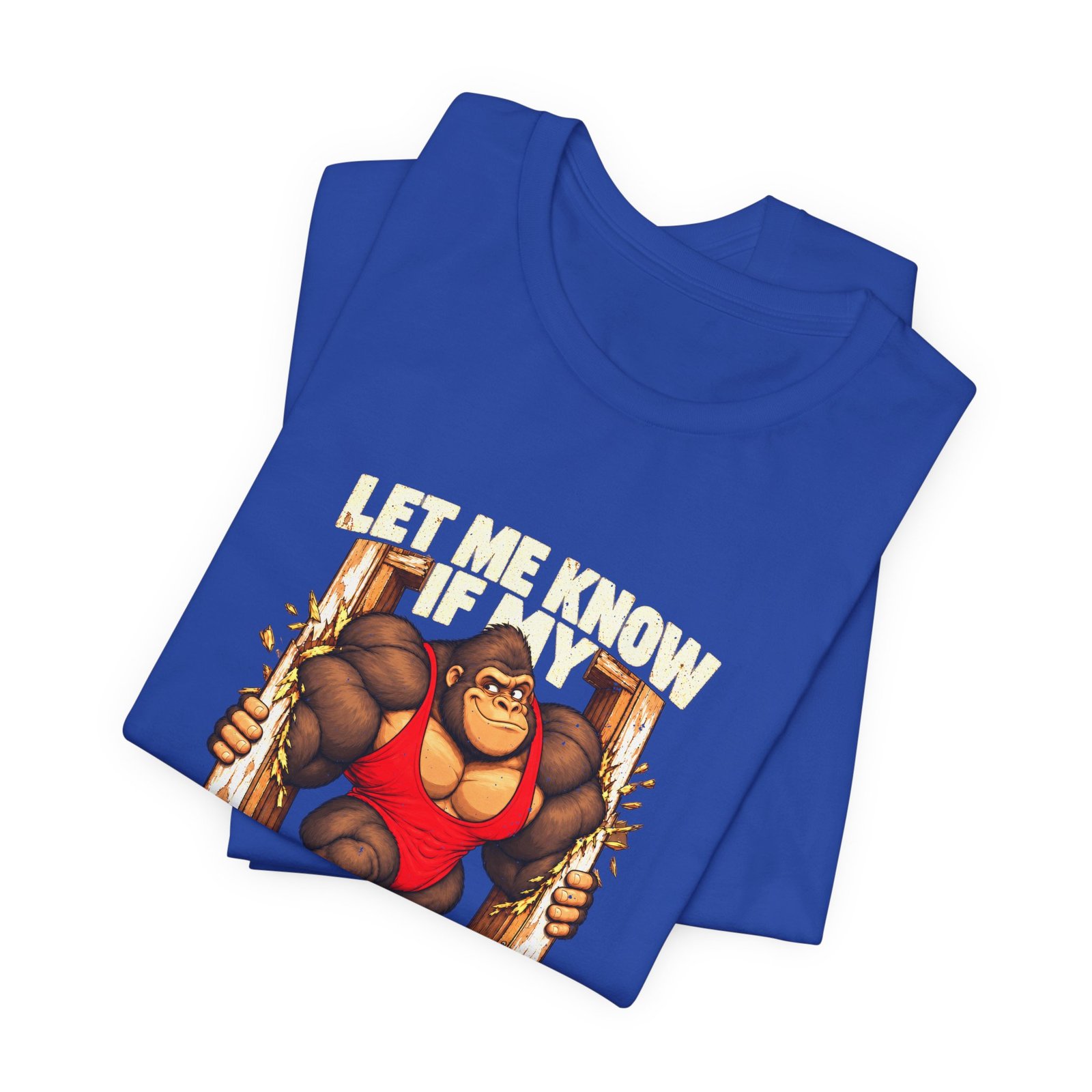 Biceps Get In Way Gym Lifting Humor Graphic Tee - Image 19