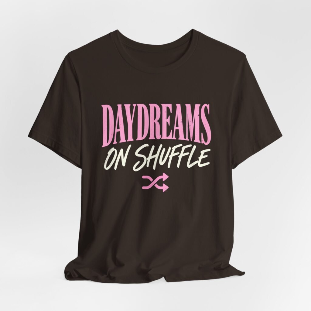 Cute Teen Daydreams on Shuffle Music Design