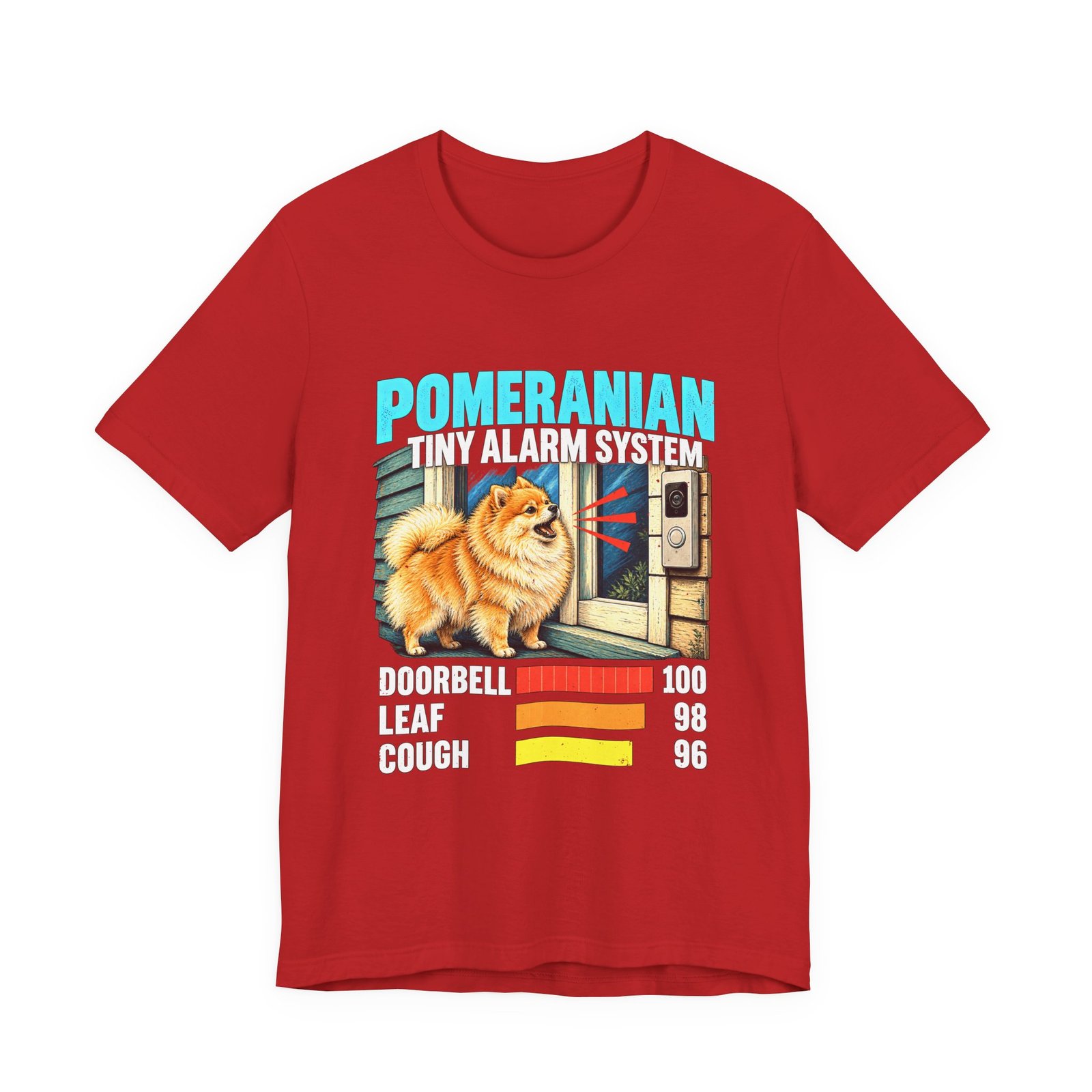 Pomeranian Tiny Alarm System Doorbell Humor - Image 29