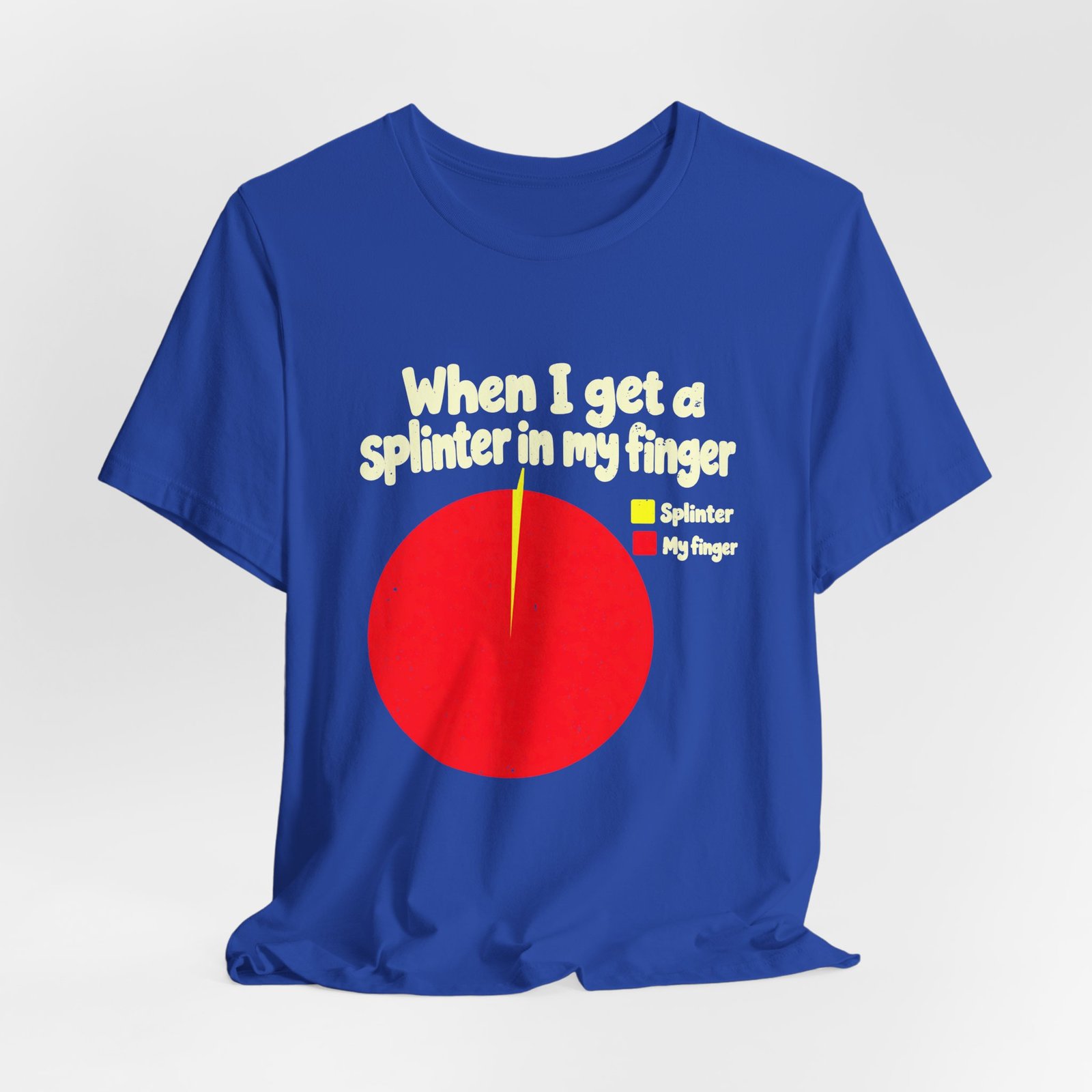 Splinter in My Finger Pie Chart Humor - Image 20