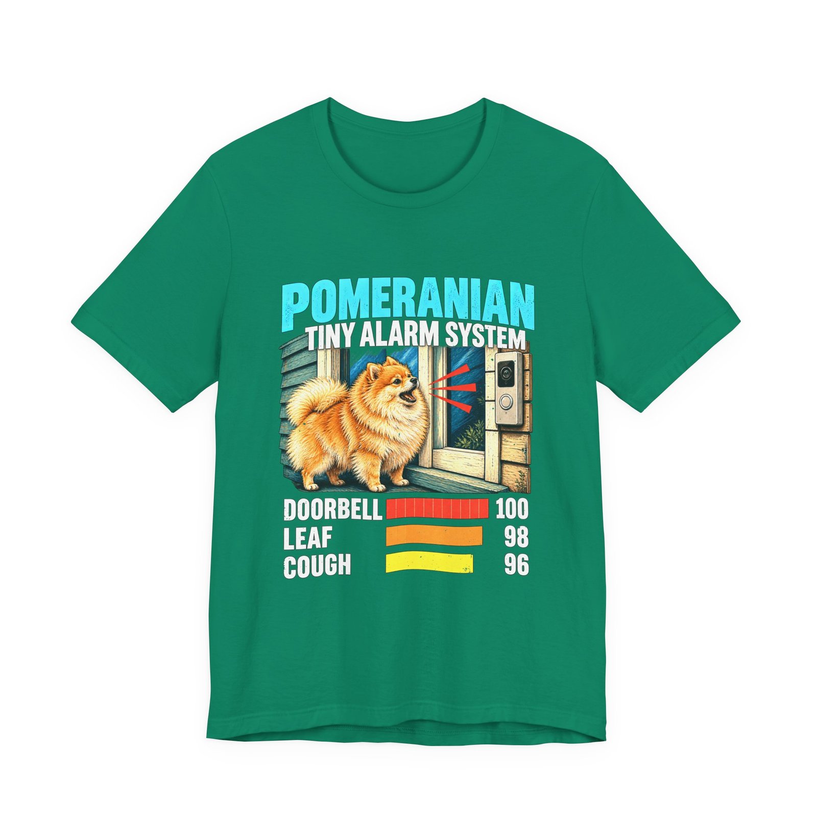 Pomeranian Tiny Alarm System Doorbell Humor - Image 13