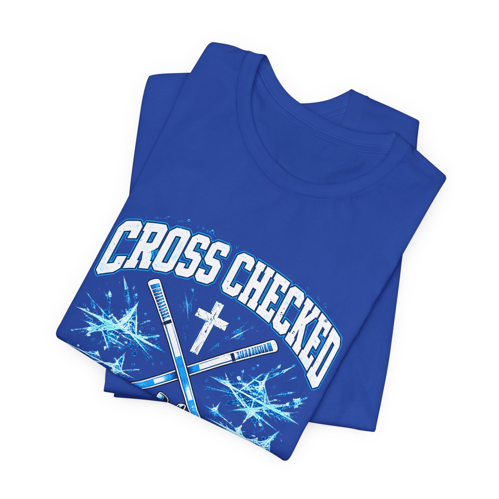 Cross Checked Still Blessed Hockey Design - Image 19