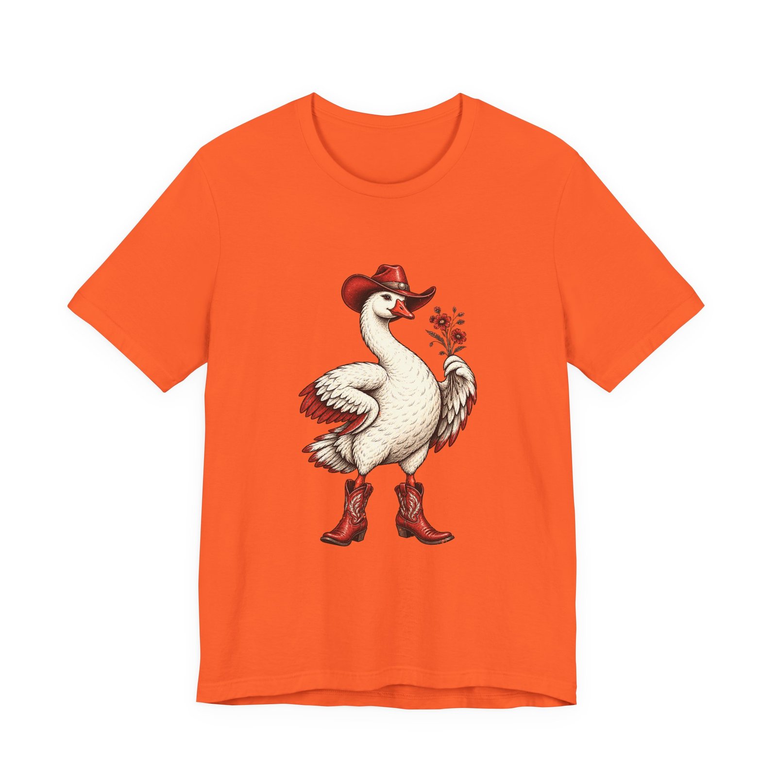 Cowboy Goose and Wildflowers - Image 5