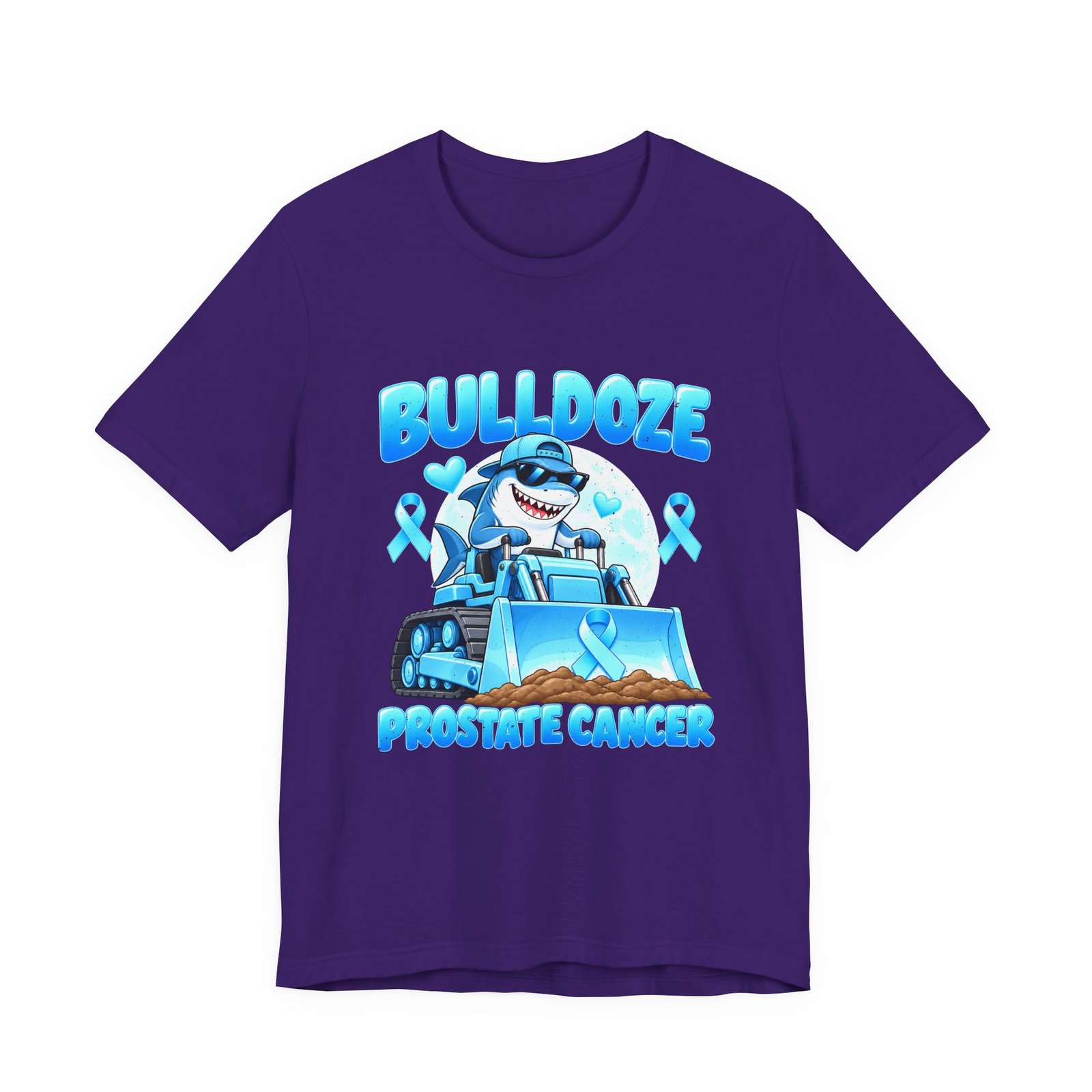 Bulldoze Prostate Cancer Shark Awareness Design - Image 25