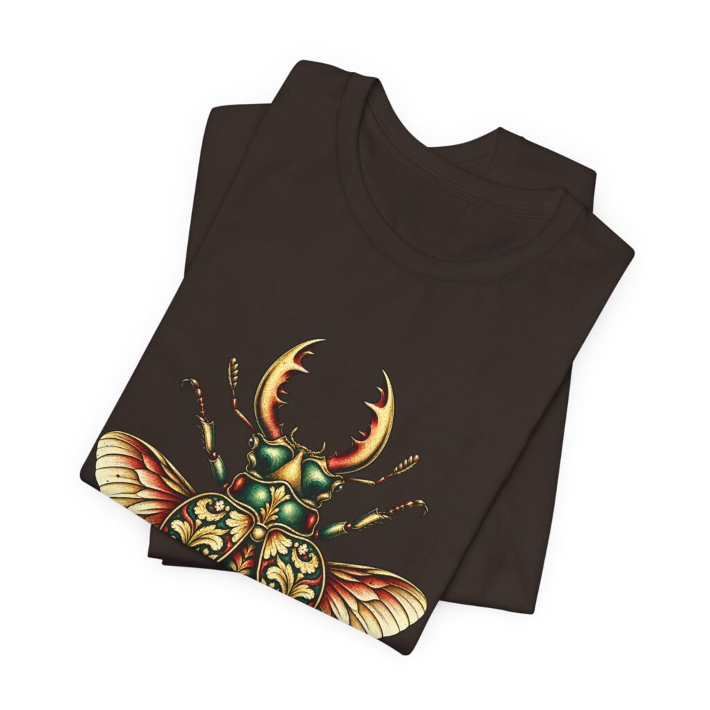 Floral Beetle Illustration