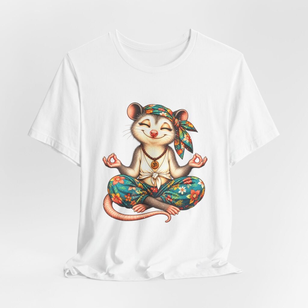 Funny Meditating Opossum Yoga Design