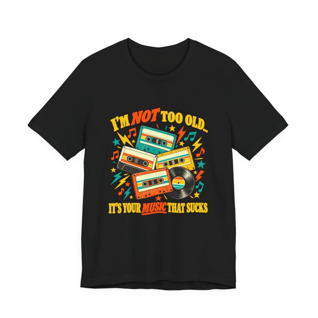 Retro Cassette Music Humor Design